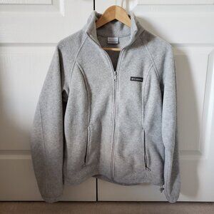 Columbia Benton Springs Full Zip Fleece Jacket (Cirrus Grey Heather, M)